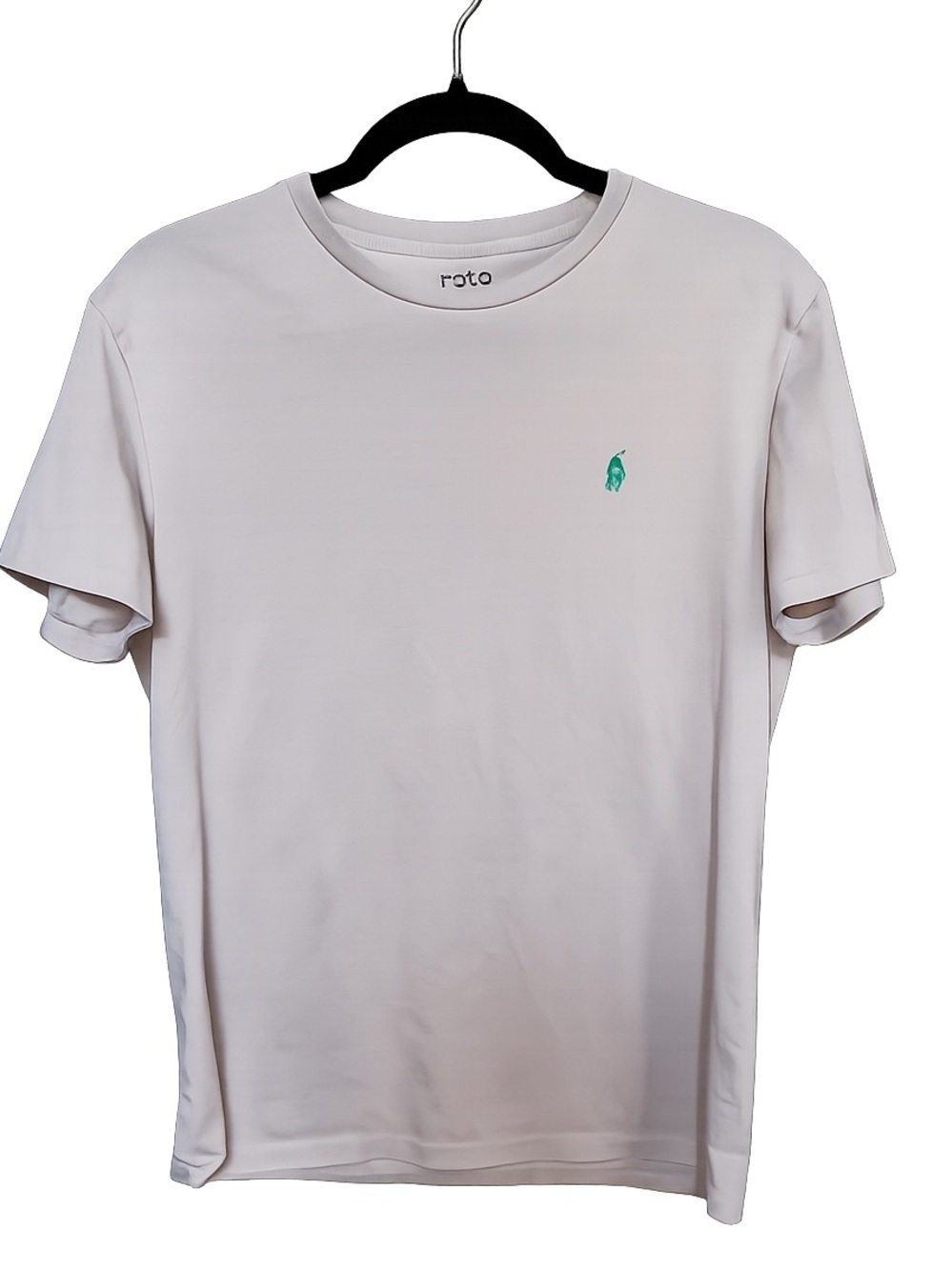Polo by Ralph Lauren Short-Sleeve Crew Tee in Light Beige with Green Pony